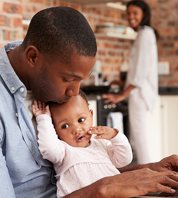 Father with child